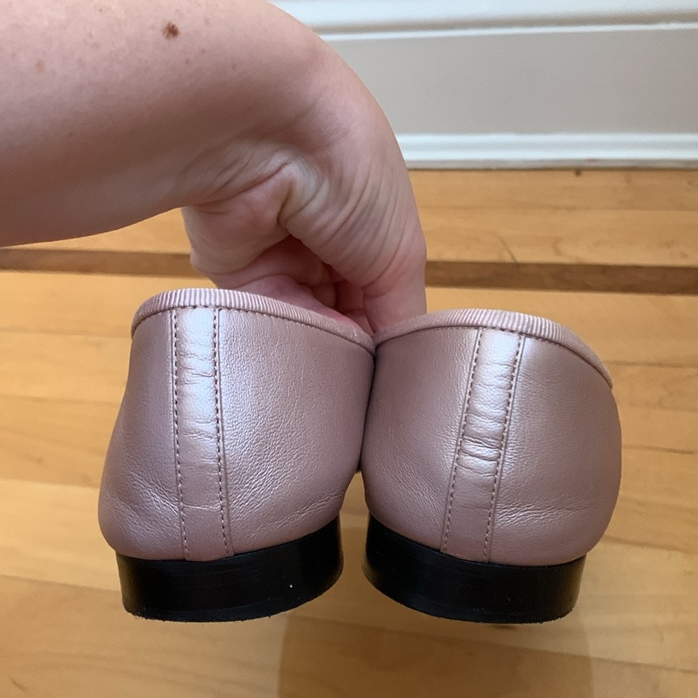 COPY - CHANEL LIGHT PINK SIZE 37 LEATHER BALLET FLATS - Picture 5 of 14